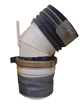 Elbow w/ Handle, 45 Degree Pipe