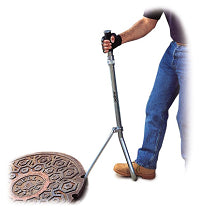 Allegro Manual Manhole Lid Lifter Hook 9401-20