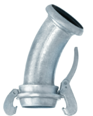 Bauer hose fitting 45 degree pump bypass