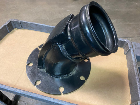 Port Elbow Reinforced, ANSI Flange