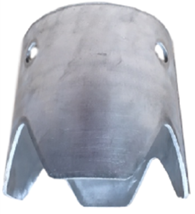 vacuum truck Parts catch basin aluminum crown weld-on