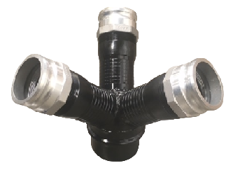 Male RingLock Splitter (3) Male Camlocks