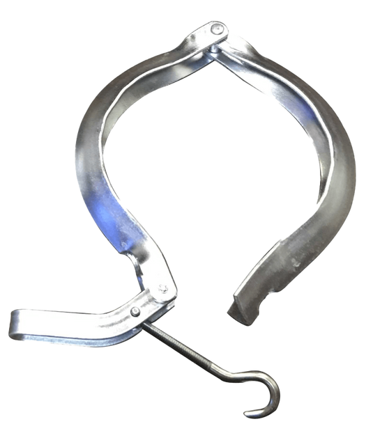 Vactor / Vac-Con / Hydrovac Truck Flat Flange Quick Clamp w/Hook (QC) 16584