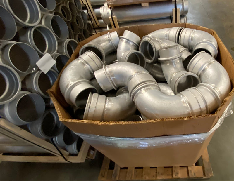 Load image into Gallery viewer, Vacuum Truck, 90° Aluminum Elbow, Male Ringlock * Female Ringlock
