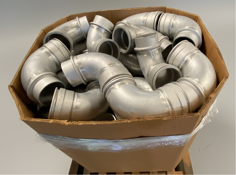 Load image into Gallery viewer, Vacuum Truck, 90° Aluminum Elbow, Male Ringlock * Female Ringlock
