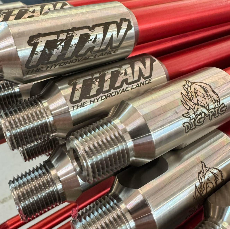 Load image into Gallery viewer, 1/2&quot; Stainless Steel Lance Dig-Pig Titan Wand Terry Rawn
