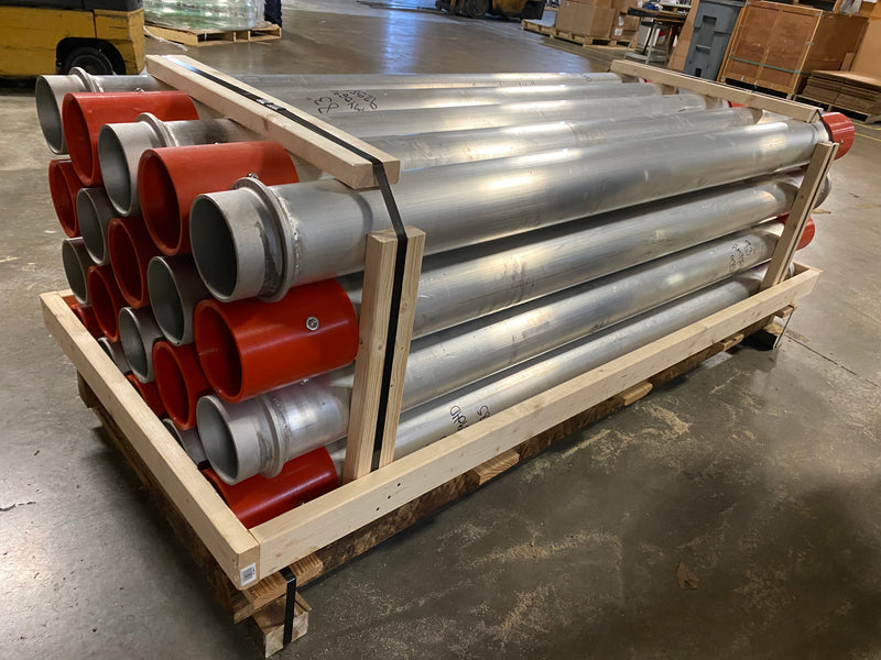 Load image into Gallery viewer, Aluminum Tube with 8&quot; Male Ringlock * 8&quot; HydroVac Cuff (AMY)
