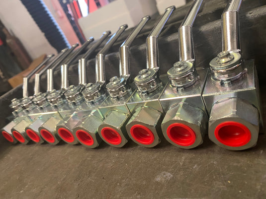 high pressure ball valve for sewer equipment and hydro excavation