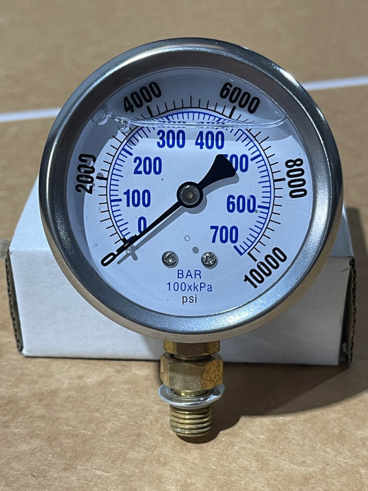 Pressure Gauge 10,000 SAE Thread, Lower Mount