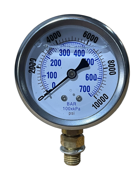 Pressure Gauge 10,000 SAE Thread, Lower Mount