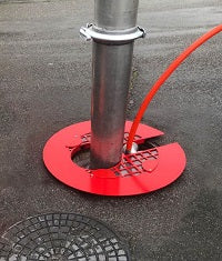 Load image into Gallery viewer, Manhole Protecting Grill with Plexiglass (MHCO)

