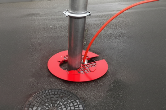 Manhole Protecting Grill with Plexiglass (MHCO)