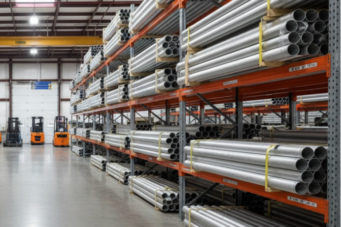 Load image into Gallery viewer, 6” Aluminum Tube with Male Ringlock * Female Ringlock (AMF)
