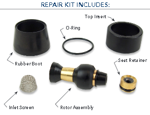 Hydra-Flex Ripsaw Repair Kit works with both the standard and the Heavy Duty Ripsaw nozzles. Free Shipping.