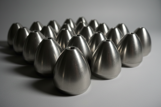 1" Ellipse, 6-Rear Jet, Sewer Jetting Nozzle