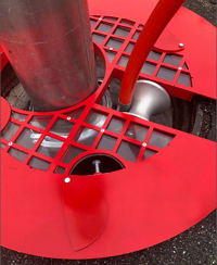 Manhole Protecting Grill with Plexiglass (MHCO)