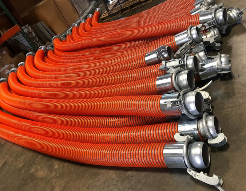 Load image into Gallery viewer, Sewer Bypass pump hose assembly with bauer fittings
