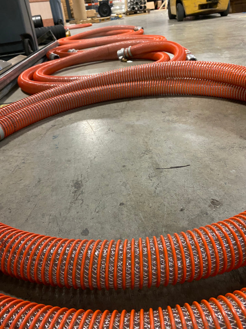 Load image into Gallery viewer, Orange/Clear Suction/Discharge Hose (WST)
