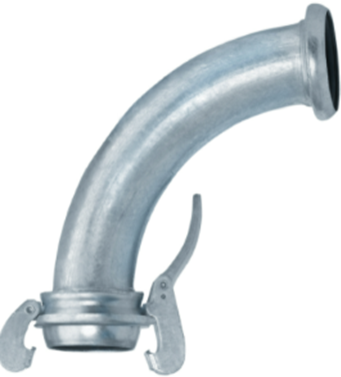 Load image into Gallery viewer, 90-Degree Bauer Type Male Ball* Female Socket Fitting Sewer Bypass
