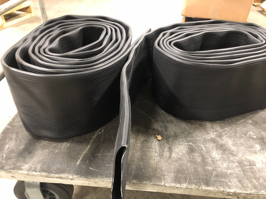 Black layflat hose