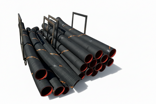 6" Red Gum Rubber Hose (CTL) Cut to Length