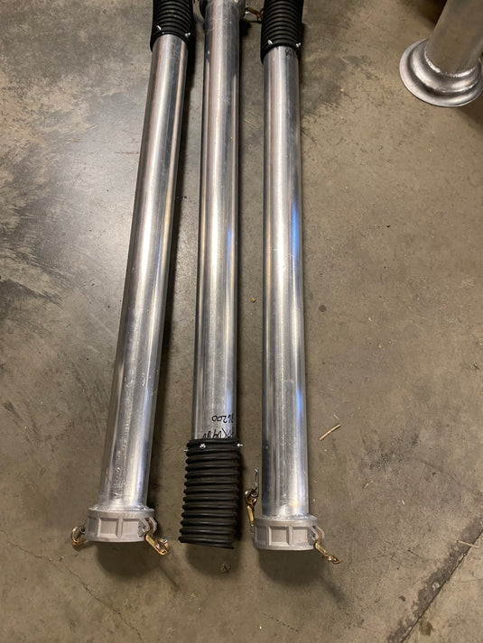 hydro excavation camlock dig tube with abrasion resistant hydrovac boot