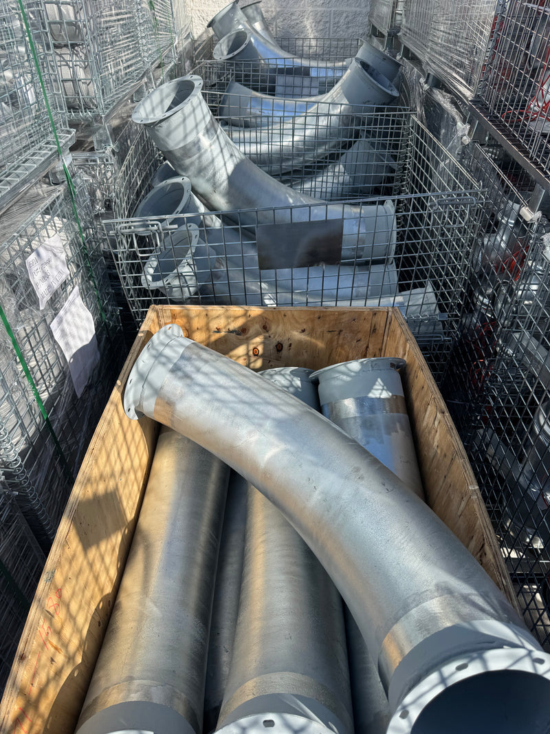 Load image into Gallery viewer, 8&quot; 70 Degree Elbow for Vactor Trucks
