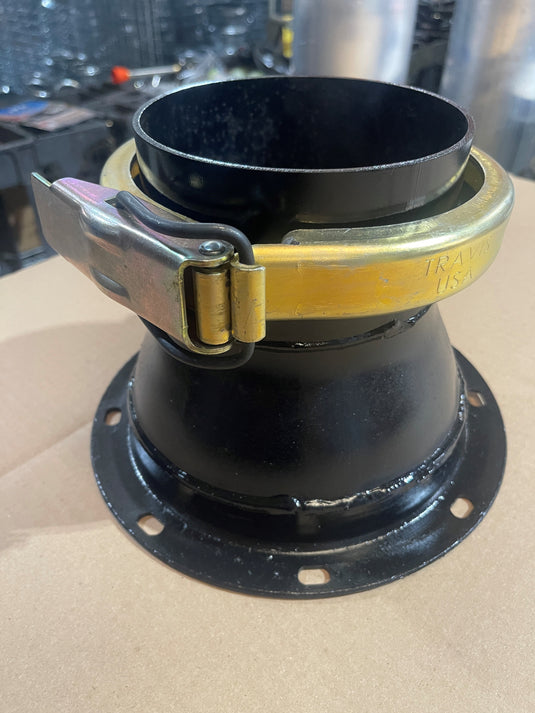 Flat Flange Flex Clamp for Corrugated Hose