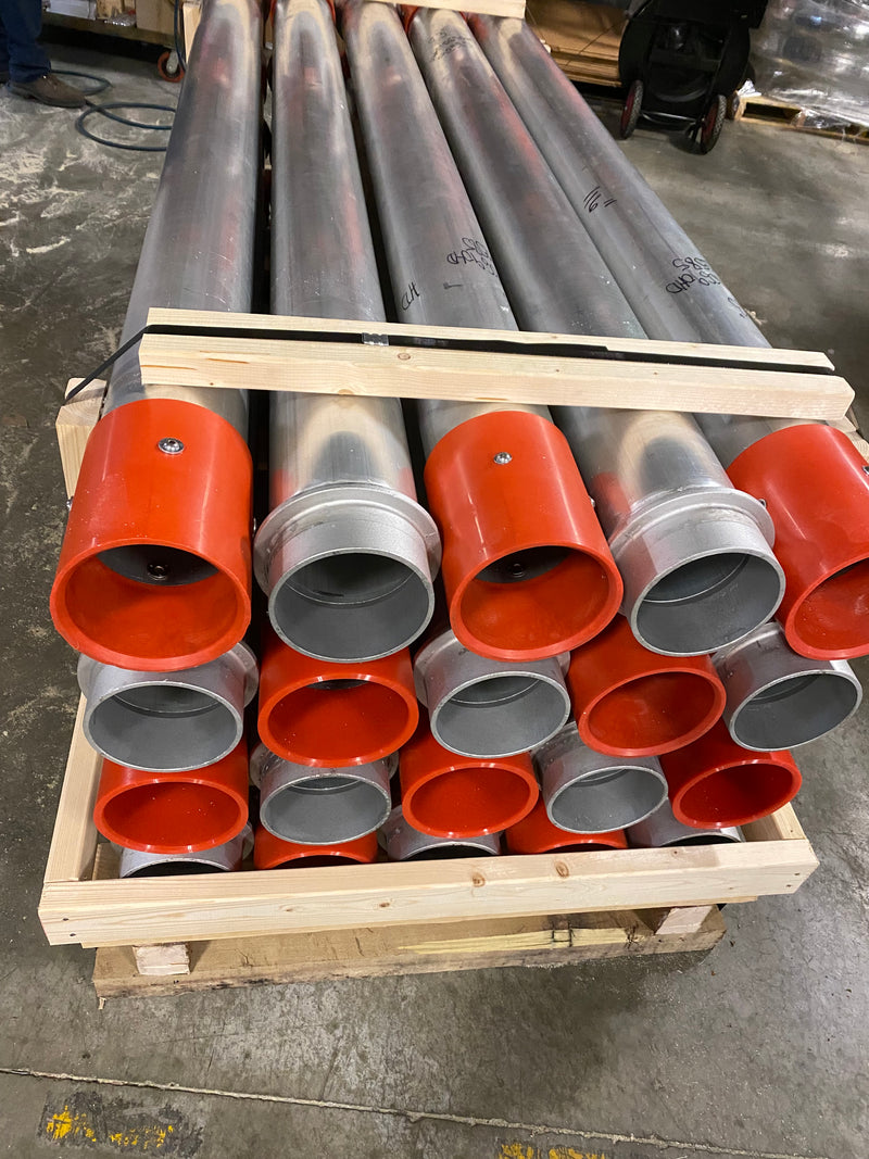 Load image into Gallery viewer, Aluminum Tube with 8&quot; Male Ringlock * 8&quot; HydroVac Cuff (AMY)

