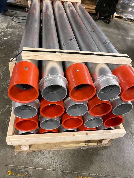 Aluminum Tube with 8" Male Ringlock * 8" HydroVac Cuff (AMY)