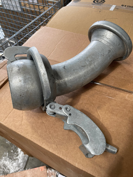 Bauer hose fitting 45 degree pump bypass
