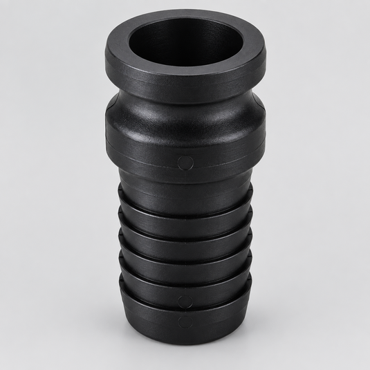 Part E; Black Poly; Male Camlock * Hose Shank