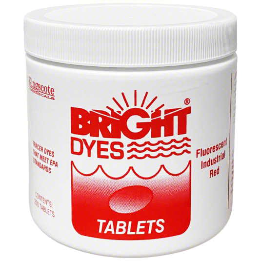 Bright Dyes Red Florescent Tablets