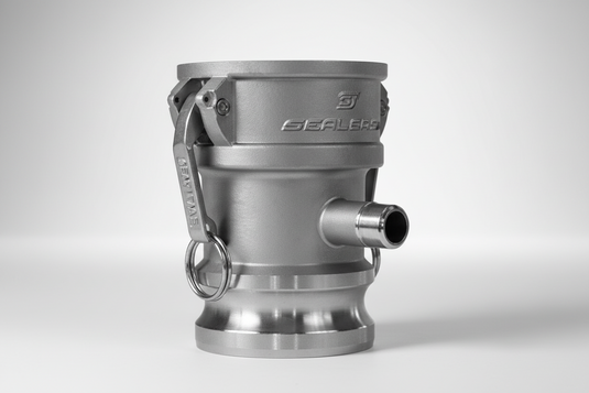 CamLock Stainless Steel Reducer w/ Pipe Tap