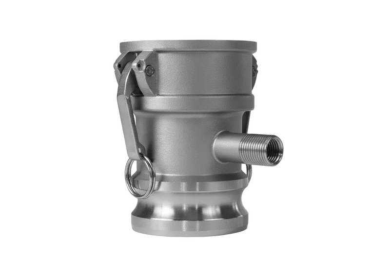 Load image into Gallery viewer, CamLock Stainless Steel Reducer w/ Pipe Tap
