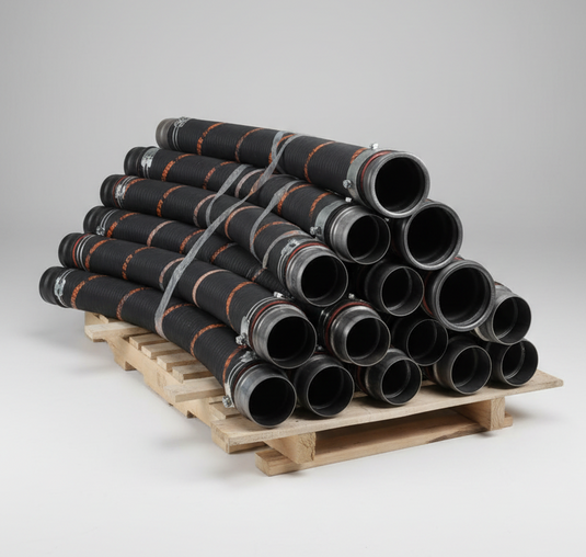 Guzzler Vacuum Truck Parts Debris Hose Assembly abrasion resistant red gum boomer