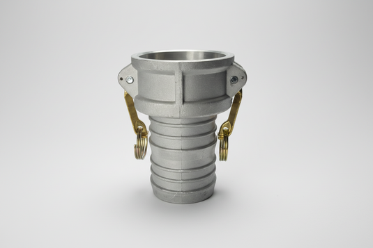 vacuum truck hose fitting part c aluminum camlock, hose shank * female coupler