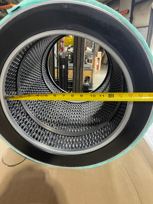19.63"OD * 14"ID * 21.5"OH; VACTOR