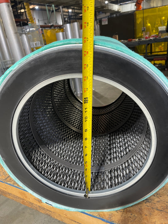 19.63"OD * 14"ID * 21.5"OH; VACTOR