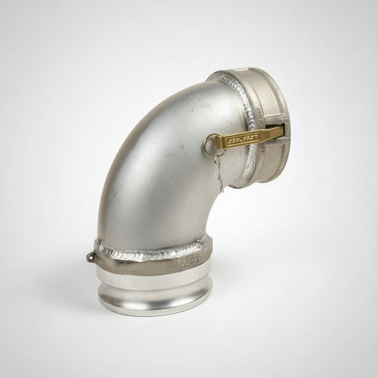 6" DA CAMLOCK 90 dEGREE ELBOW ALUMINUM