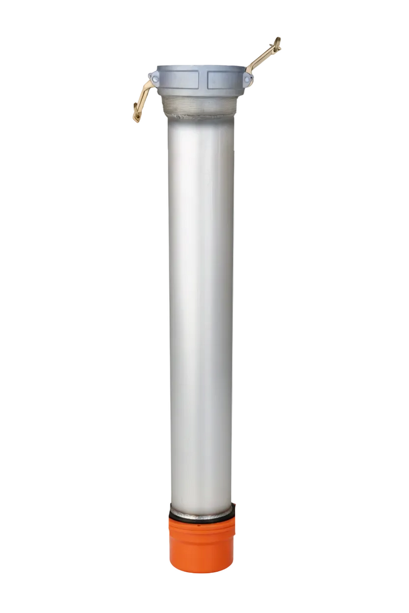 Load image into Gallery viewer, Aluminum Tube, 6" Female Camlock * 6" HydroVac Cuff (ABY)
