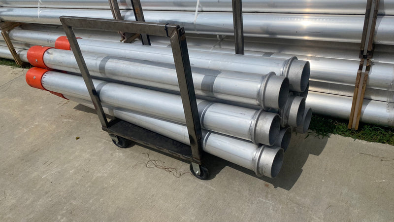 Load image into Gallery viewer, Aluminum Tube with 8&quot; Male Ringlock * 8&quot; HydroVac Cuff (AMY)
