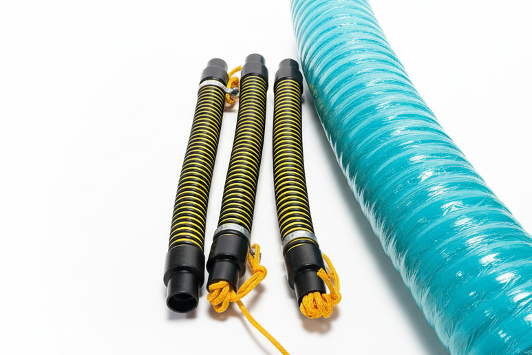 Load image into Gallery viewer, 8" Hulk Hose, Green Monster Vacuum Truck hose (CTL) Cut to Length
