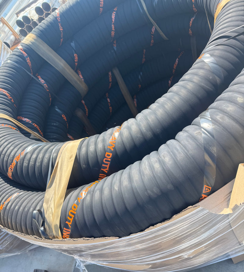 Load image into Gallery viewer, red gum suction hose for vacuum truck sewer cleaning and hydrovac full roll

