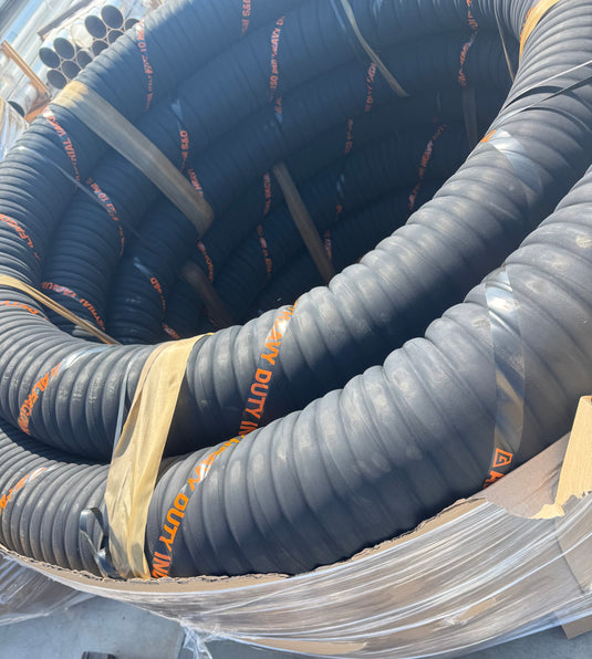 red gum suction hose for vacuum truck sewer cleaning and hydrovac full roll
