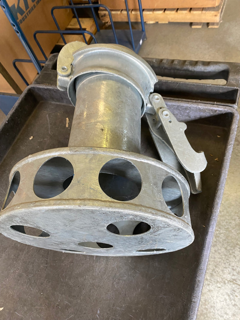Load image into Gallery viewer, Bauer hose fitting round hole strainer sewer pump bypass
