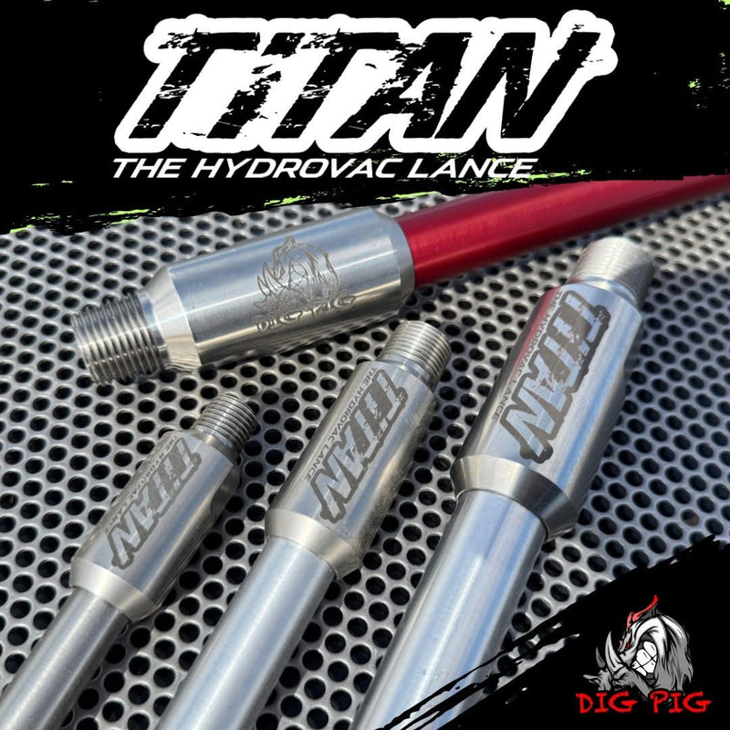 Load image into Gallery viewer, 1/2&quot; Stainless Steel Lance Dig-Pig Titan Wand Terry Rawn Hydrovac Lance
