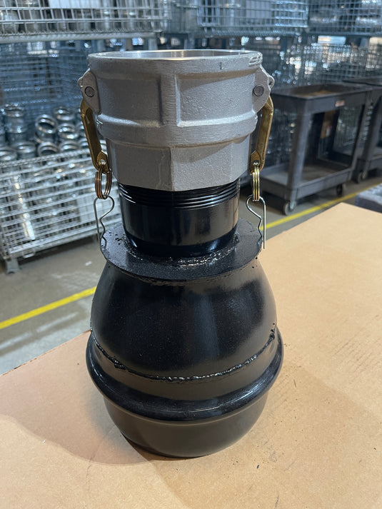 vacuum truck parts, bandlock ringlock reducer to camlock