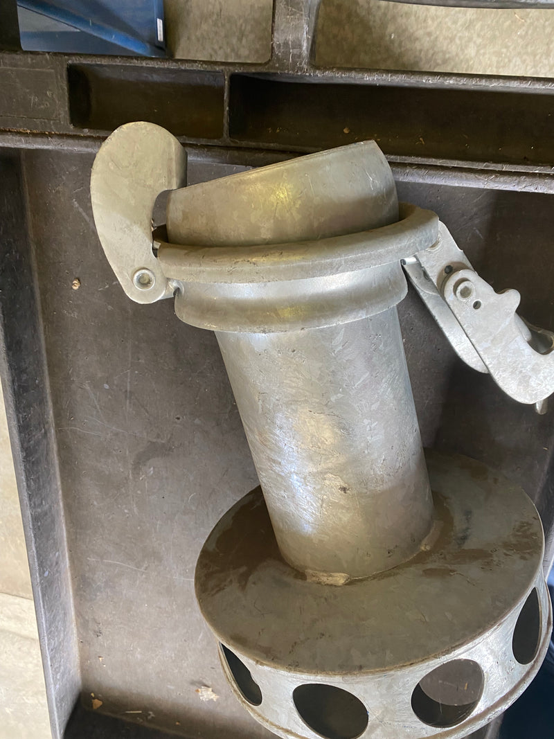 Load image into Gallery viewer, Bauer hose fitting round hole strainer sewer pump bypass
