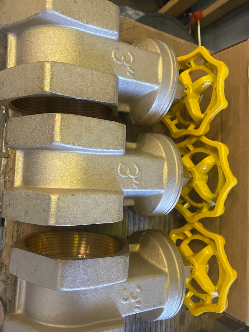 Load image into Gallery viewer, vacuum truck parts, gate valve, non rising brass FNPT * FNPT
